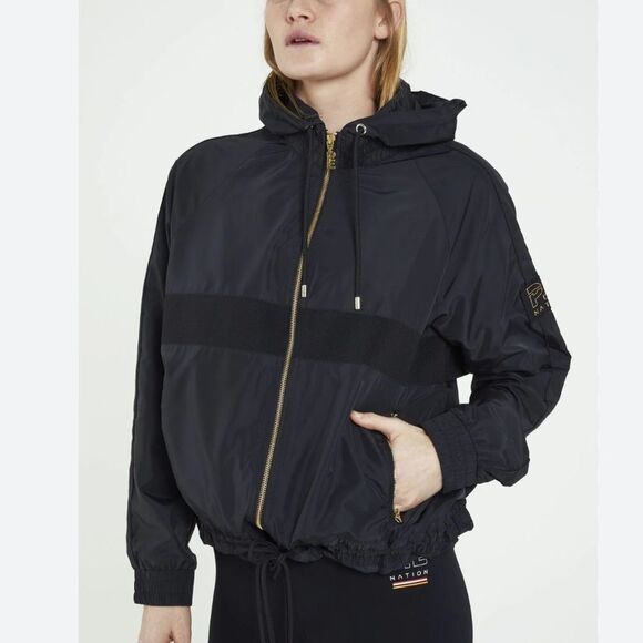 PE Nation NWT Training Day Man Down Jacket Black Sz XXL Lightweight Travel Gym - Picture 1 of 16